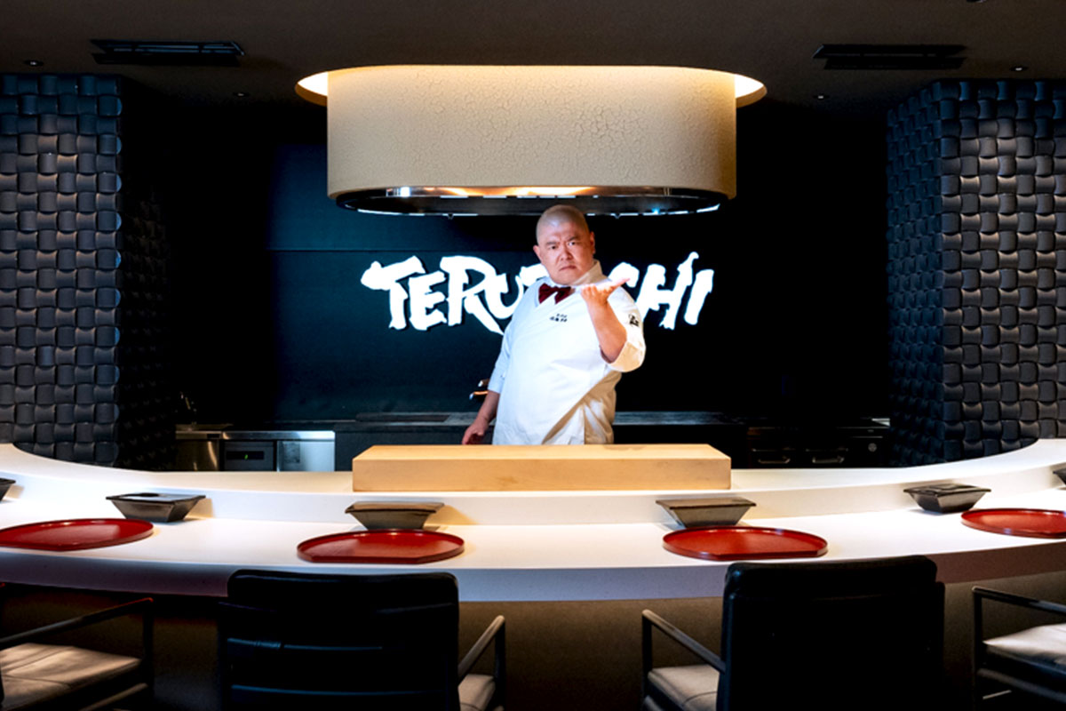 Teruzushi Sushi chef Takayoshi Watanabe