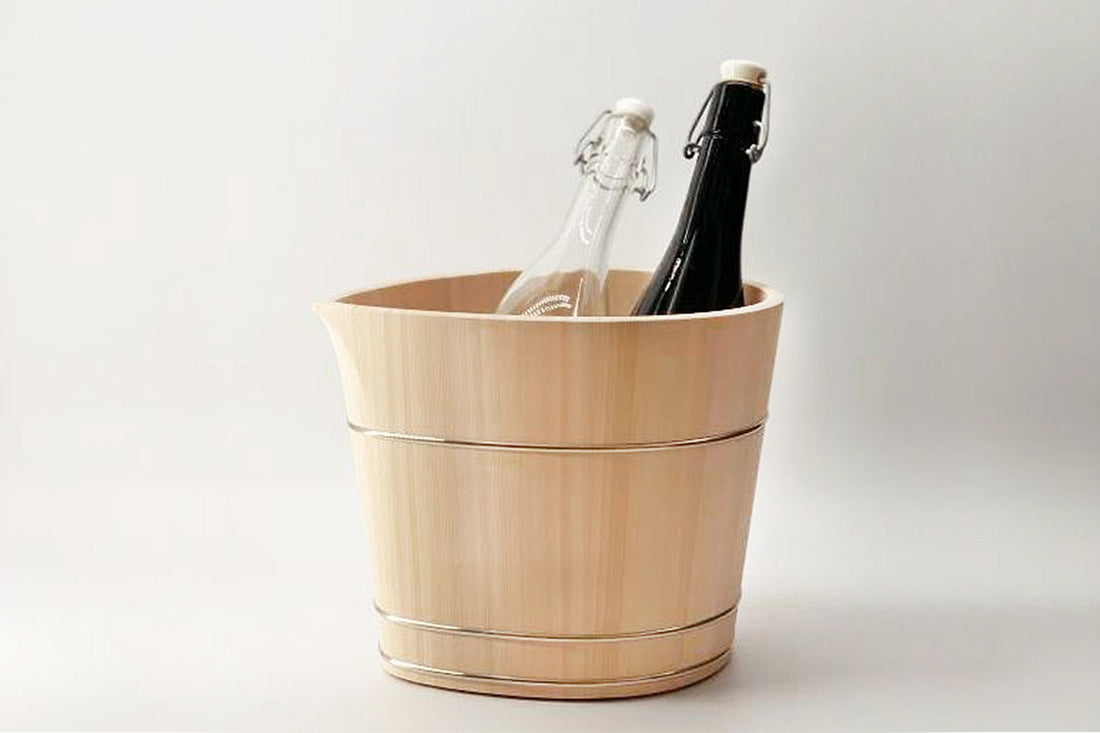 Handcrafted Champagne Cooler SHIZUKU | Japanese Bamboo Elegance from ...